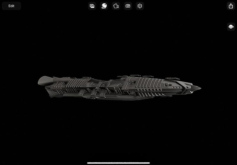 Battlestar Galactica Caprican Class Destroyer