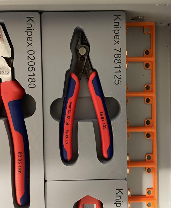 Gridfinity Knipex 7881125 side cutter Seitenschneider