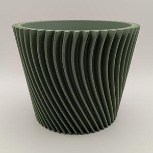 Cache-pot Flux Torsadé