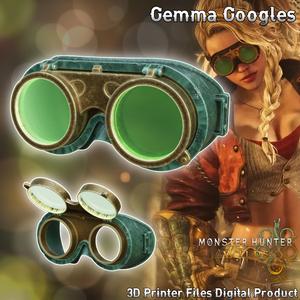 Fantasy Gemma Cosplay Googles from Monster Hunter Wilds