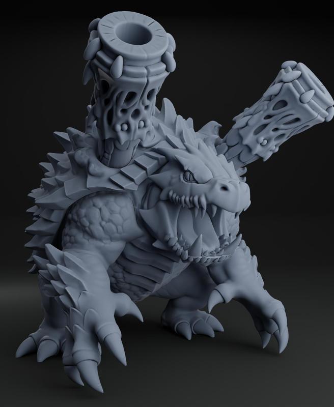Blastoise Fanged Beast – Pokémon x Monster Hunter