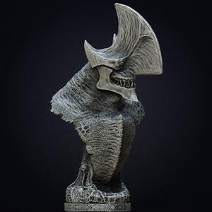 "Trespasser" Kaiju bust - Pacific Rim