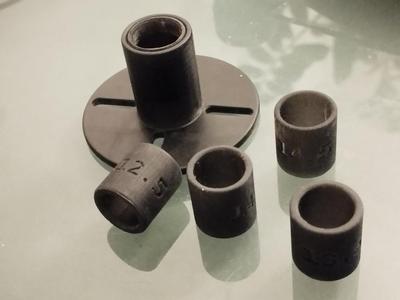 Perpendicular drilling guide for 11mm to 16mm metric holes