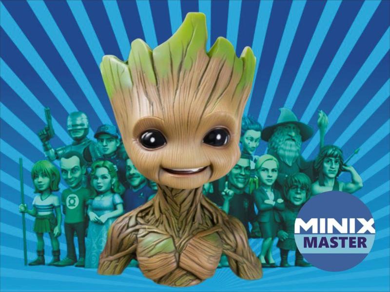 bust of baby groot