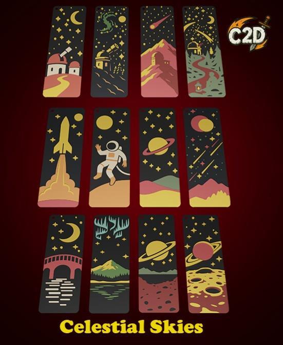 Celestial Skies BookMarks