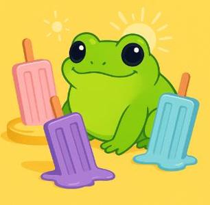 basic game peice Frog and Fanta sweets (just frog included)