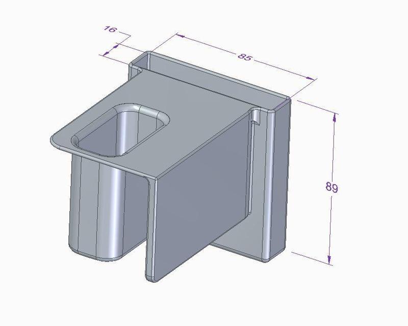 Impala 2002 Center Armrest Phone Holder Addon