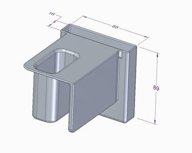 Impala 2002 Center Armrest Phone Holder Addon