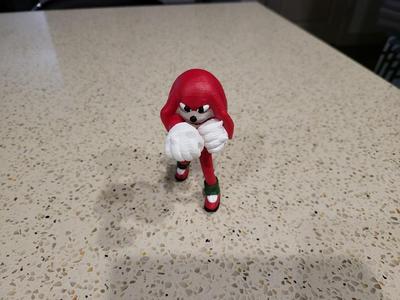 Inspired by Knuckles from Sonic The Hedgehog