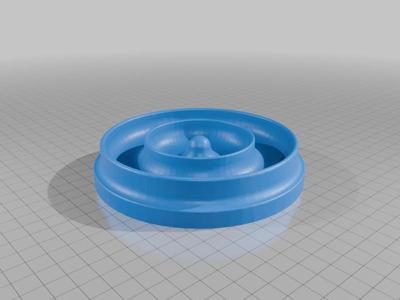 Slow cat feeder screwless