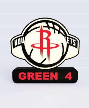Houston Rockets Sign - LED Strip Compatible