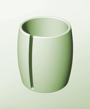 CR128-180-S Modular slotted component container modern decor