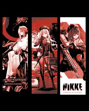 Fan art set of bookmarks - Ladies of the Game Nikke