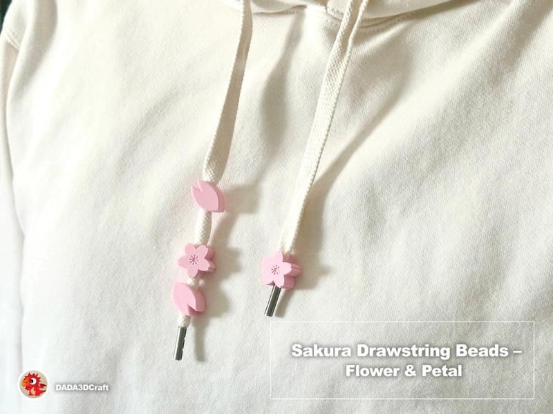 Sakura Drawstring Beads – Flower & Petal