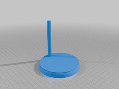 Swiveling container.