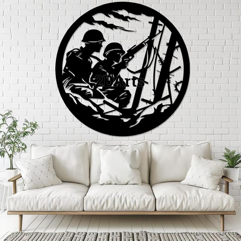 Soldiers 2D Wall Art/Window Art