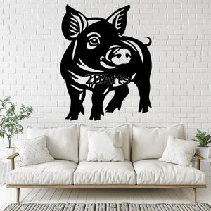 Pig 2D Wall Art/Window Art - Digital STL & SVG File