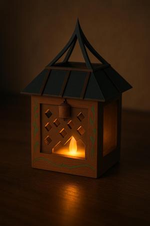 Asian Style Mini Led Candle Holder