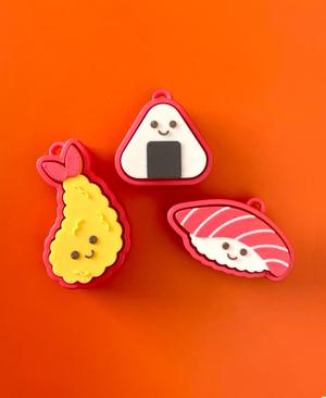 Sushi Friends Bundle — Fidget Clicker Keychains