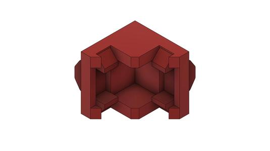20x20x20 Friction Right Angle Bracket