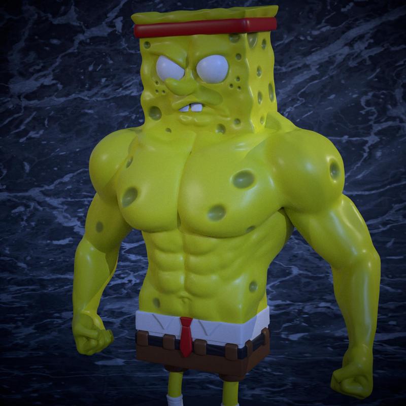 BodyBuilder Spongebob Squarepants