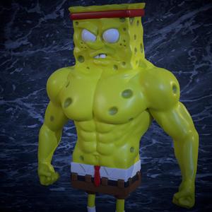 BodyBuilder Spongebob Squarepants