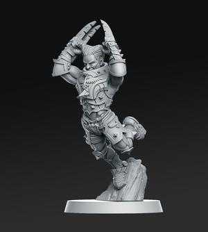 013 human blitzer Fantasy Football 32mm