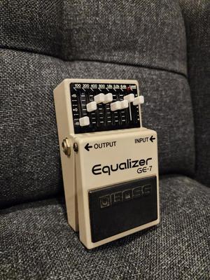 Boss GE-7 Equalizer Guitar Pedal Slider Knob