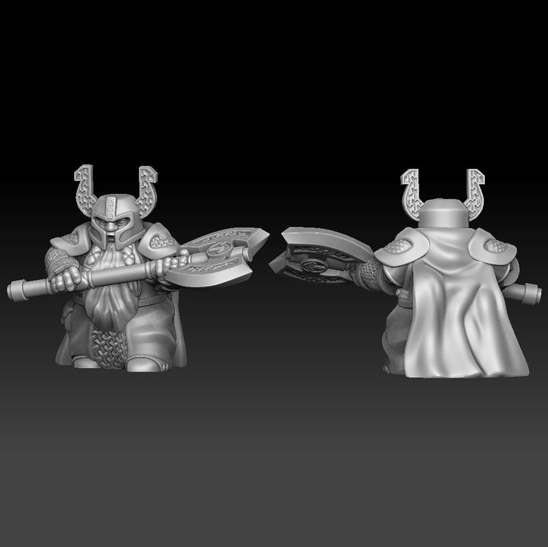 Dwarf with twohanded axe