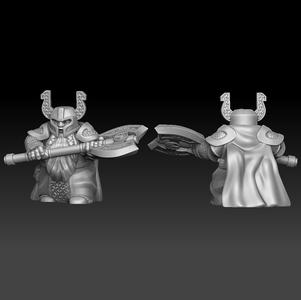 Dwarf with twohanded axe