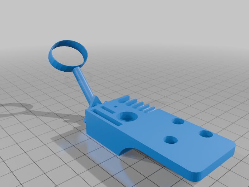 Ender 3 V3 SE / KE compact Tool holder with filament guide