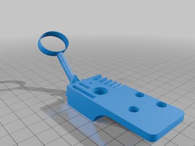 Ender 3 V3 SE / KE compact Tool holder with filament guide