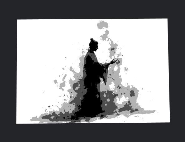 Taoist priest performing a hand sign