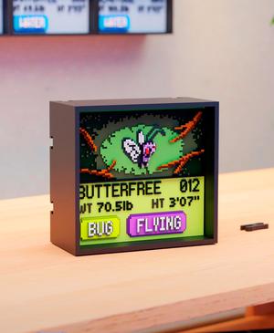 #012 Butterfree - Pixel Voxel Art Frame (No support, 3MF included)