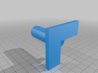 Angled workbench dog
