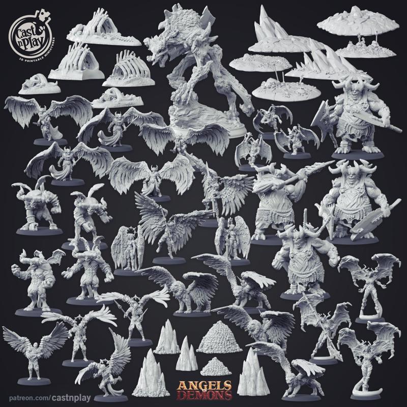 Angels vs Demons (Pre-Supported) (Set)