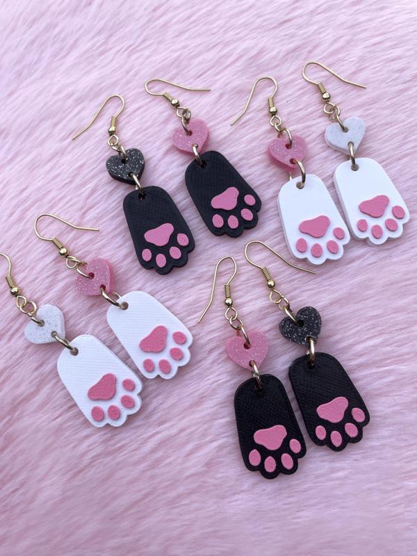 Cat Paw Earrings