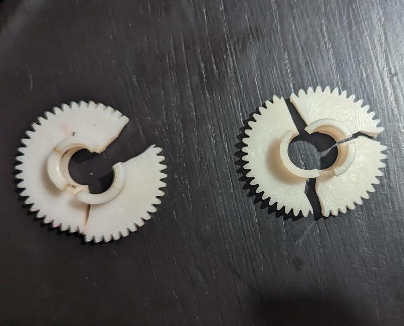 Necchi 559 Stitch Selection Replacement Gears