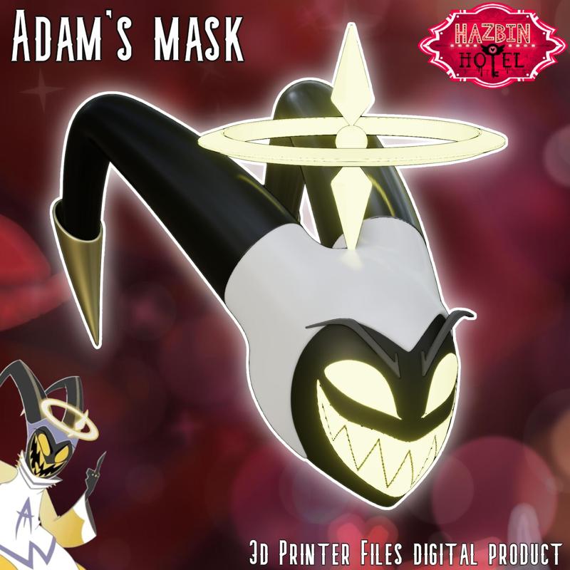 Adam Cosplay Helmet Hazbin Hotel