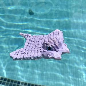 Flexi Cute Crystal Manta Ray