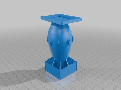 Fat man light base custom feet