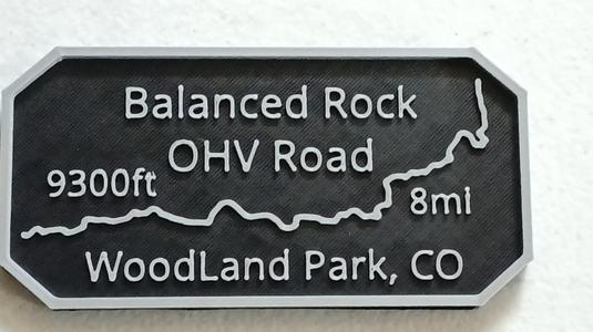 Mavericks Trail Badge Balanced Rock