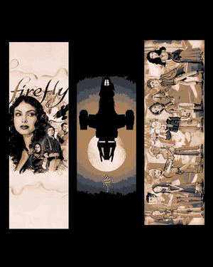 Bookmark Set Highlighting the TV Series Firefly and the Movie Serenity