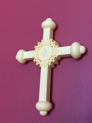 Wall hanging Aramaic Cross 6.5in