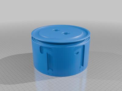 Print-in-Place Telescoping Stool