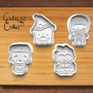 Halloween Little Monster Cookie Cutter set 0035
