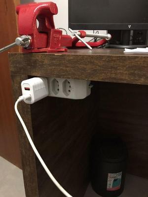 Power Strip Holder for your Table