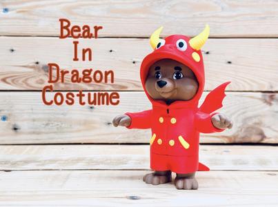 Bear in Dragon Costume 