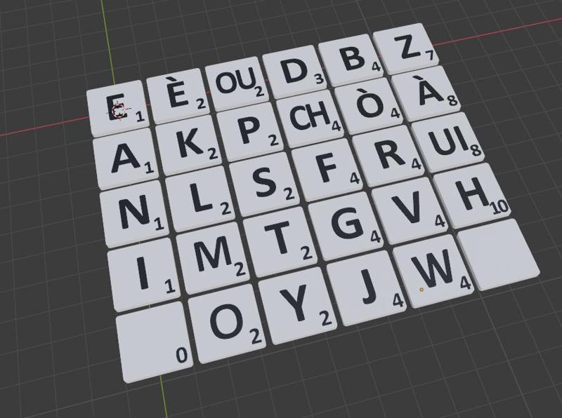 Scrabble Haitian Creole (Tiles Only)