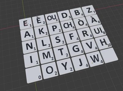 Scrabble Haitian Creole (Tiles Only)